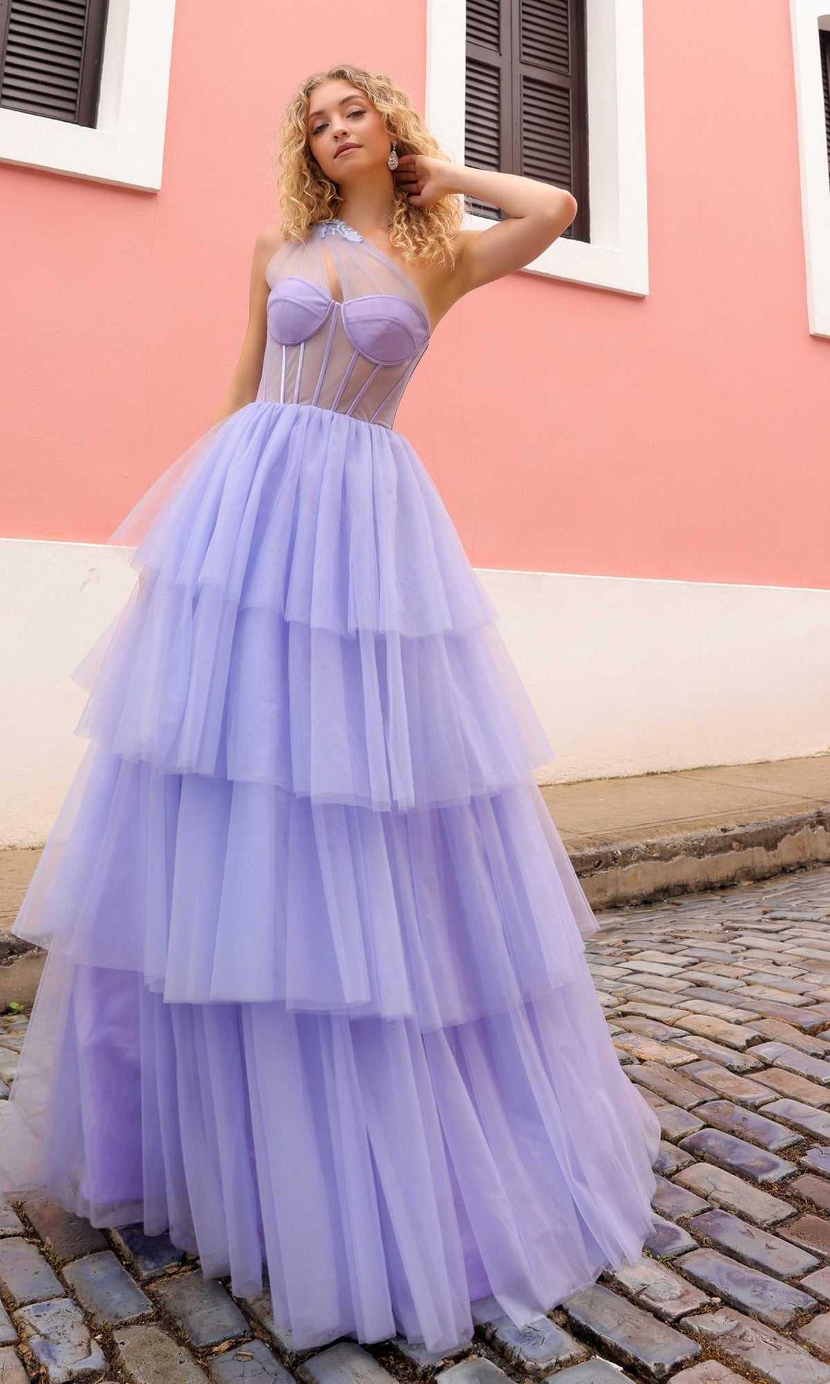 Nox Anabel P1400 Prom Dress - Lilac | NewYorkDress Nox Anabel P1400 Prom Dress - Lilac | NewYorkDress