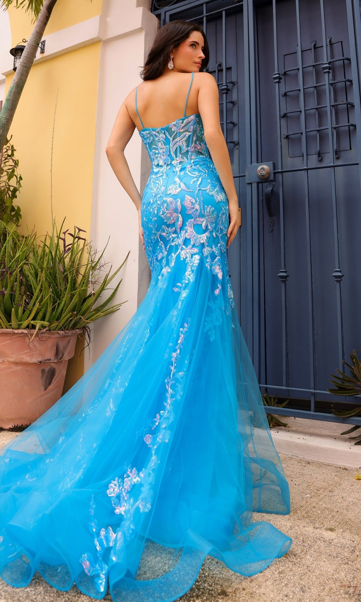Nox Anabel Q1390 Prom Dress - Neon Green | NewYorkDress Nox Anabel Q1390 Prom Dress - Neon Green | NewYorkDress