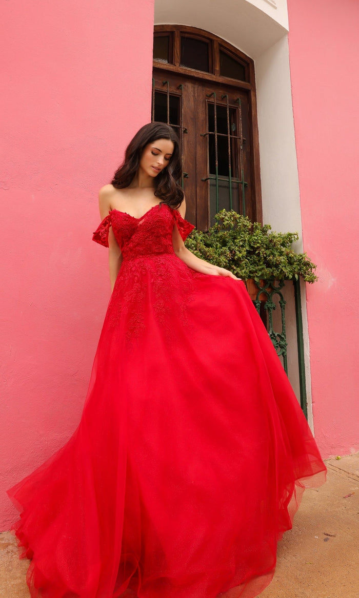 Red Formal Long Dress R1303 By Nox Anabel