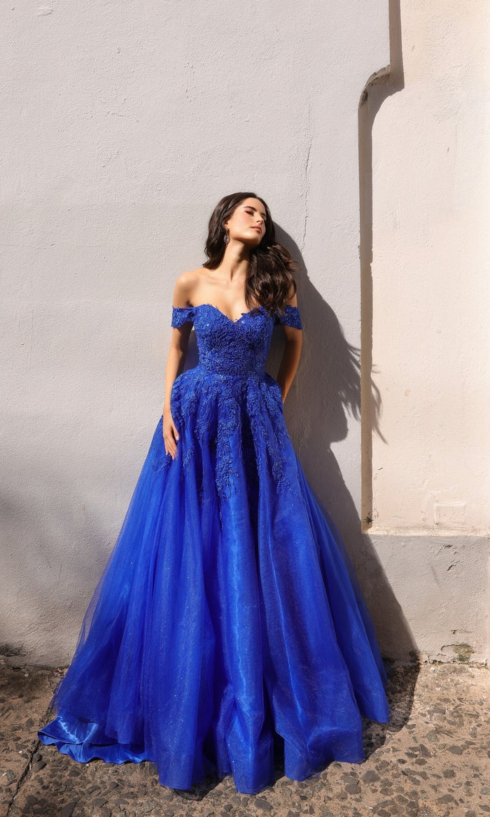 Royal Blue Formal Long Dress R1303 By Nox Anabel