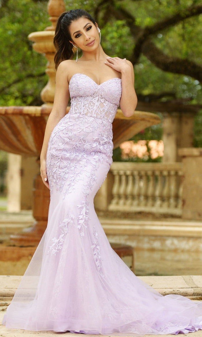 Lilac Formal Long Dress Reva By Velvi