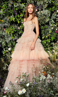 Blush Andrea & Leo Long Formal Dress A1017