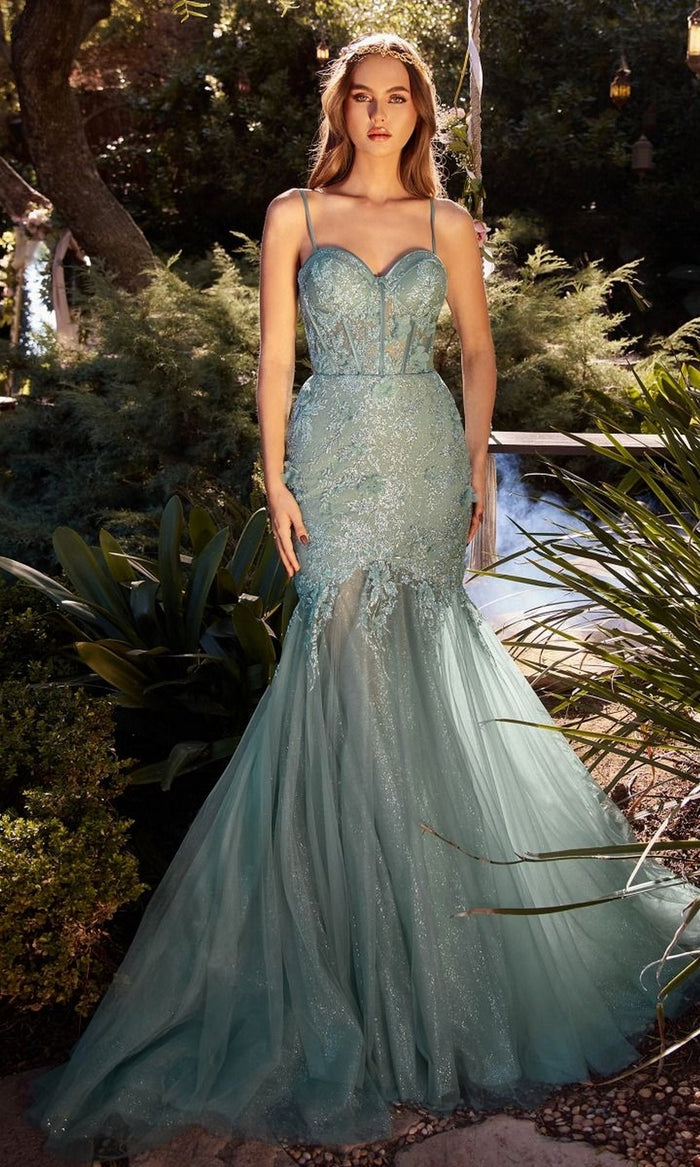 Sage Formal Long Dress A1232 By Andrea and Leo