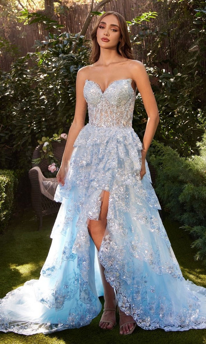Light Blue Formal Long Dress A1305 By Andrea and Leo