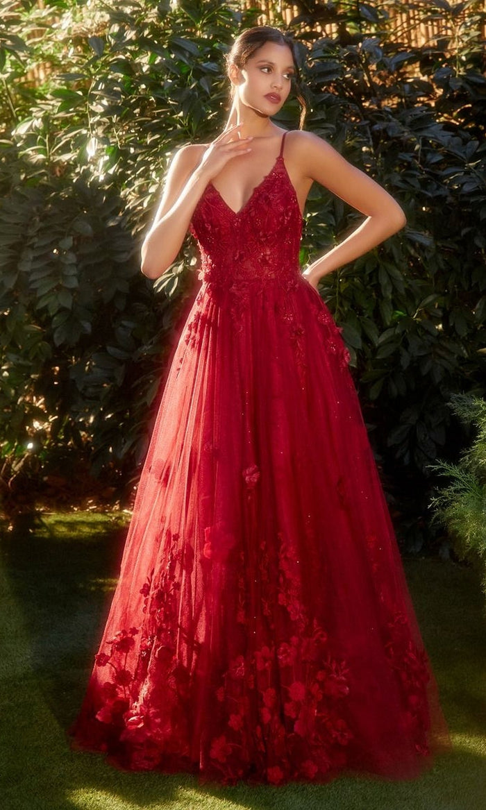 Burgundy Formal Long Dress A1326 By Andrea and Leo