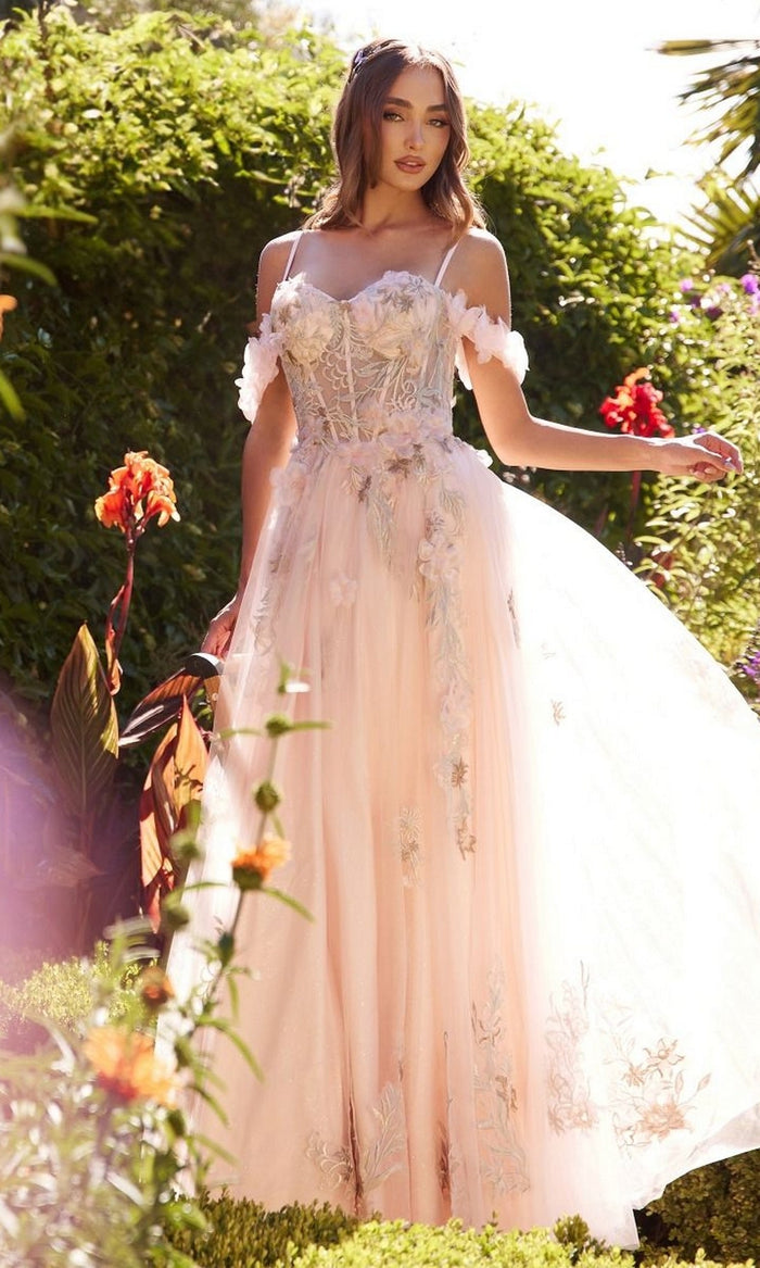 Blush Formal Long Dress A1330 By Andrea and Leo