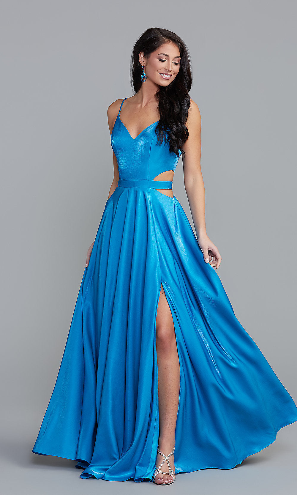 Side cut dress on sale