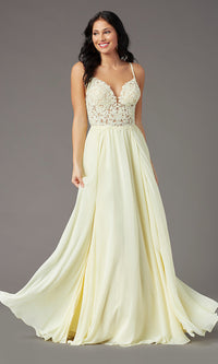  PromGirl Long Formal Prom Dress with Embroidery