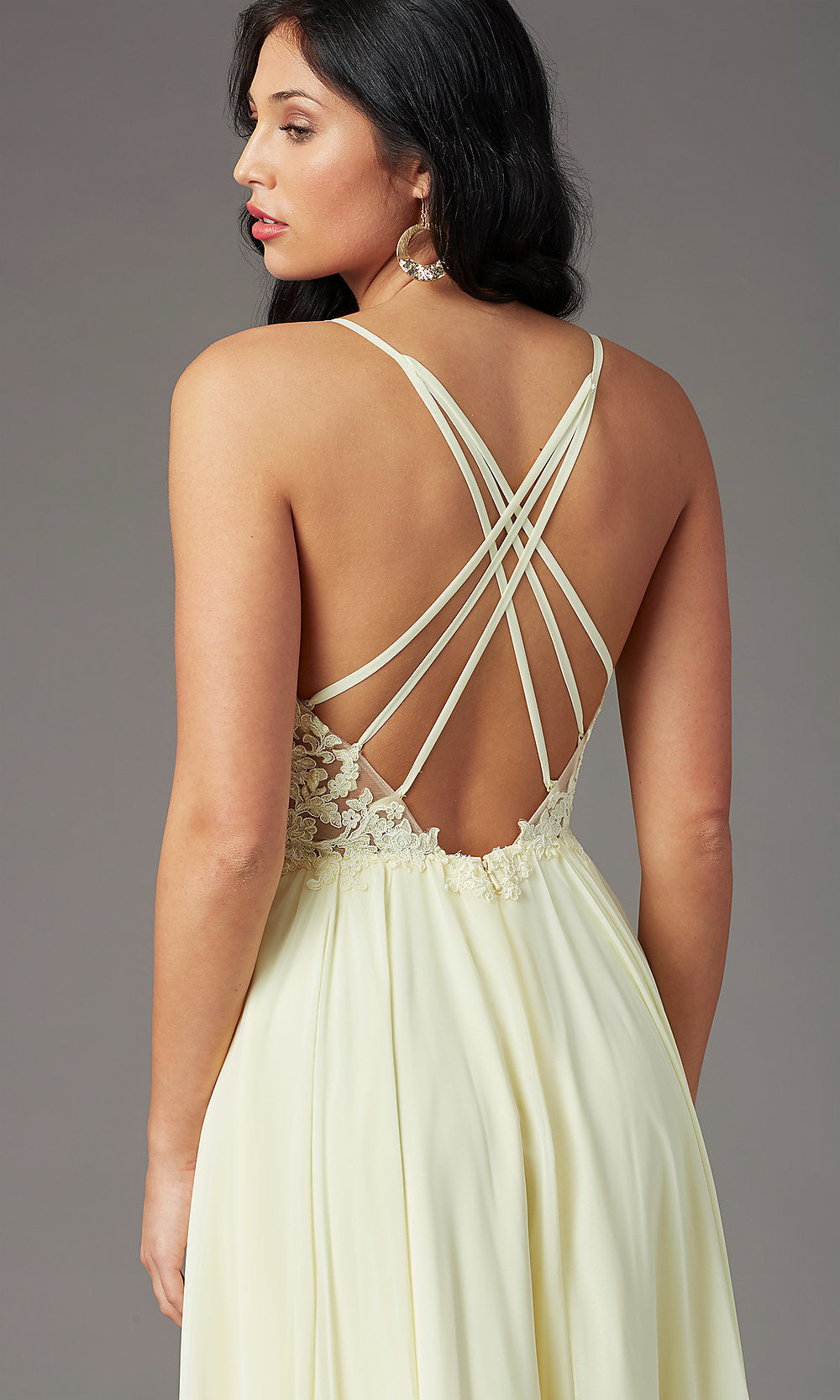 PromGirl Long Formal Prom Dress with Embroidery