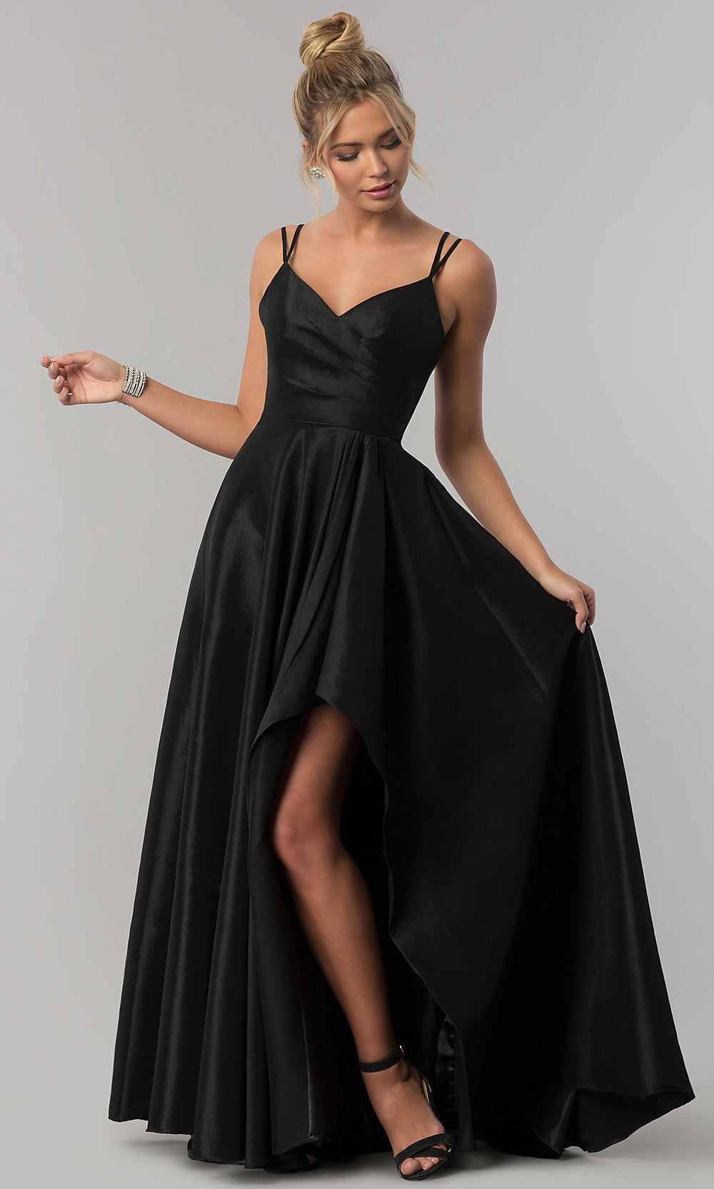 Taffeta high low dress hotsell
