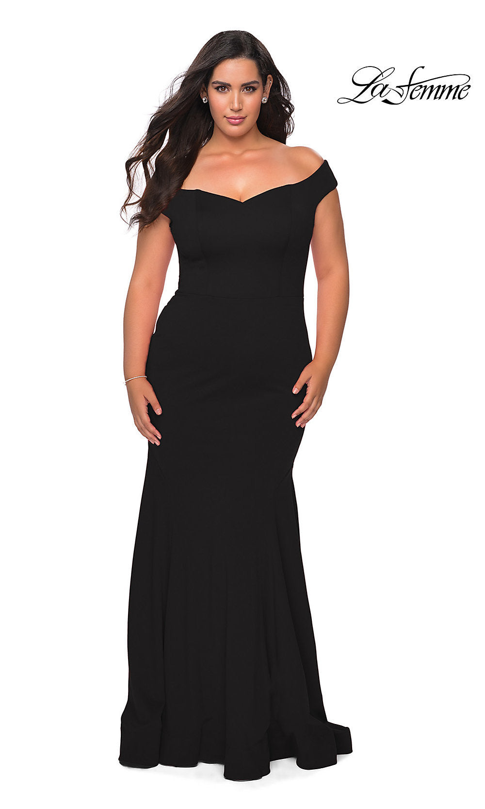 Plus size off the shoulder best sale dress formal