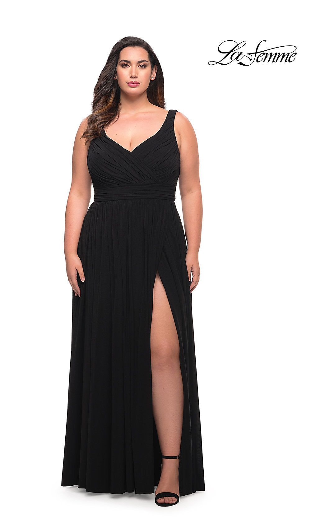 Black Empire Waist Lace Sleeve Dress | Hot Topic