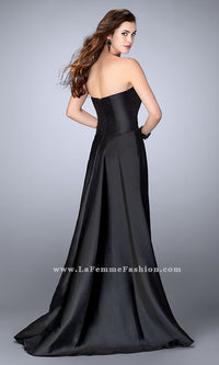  Strapless Prom Dress with Pockets