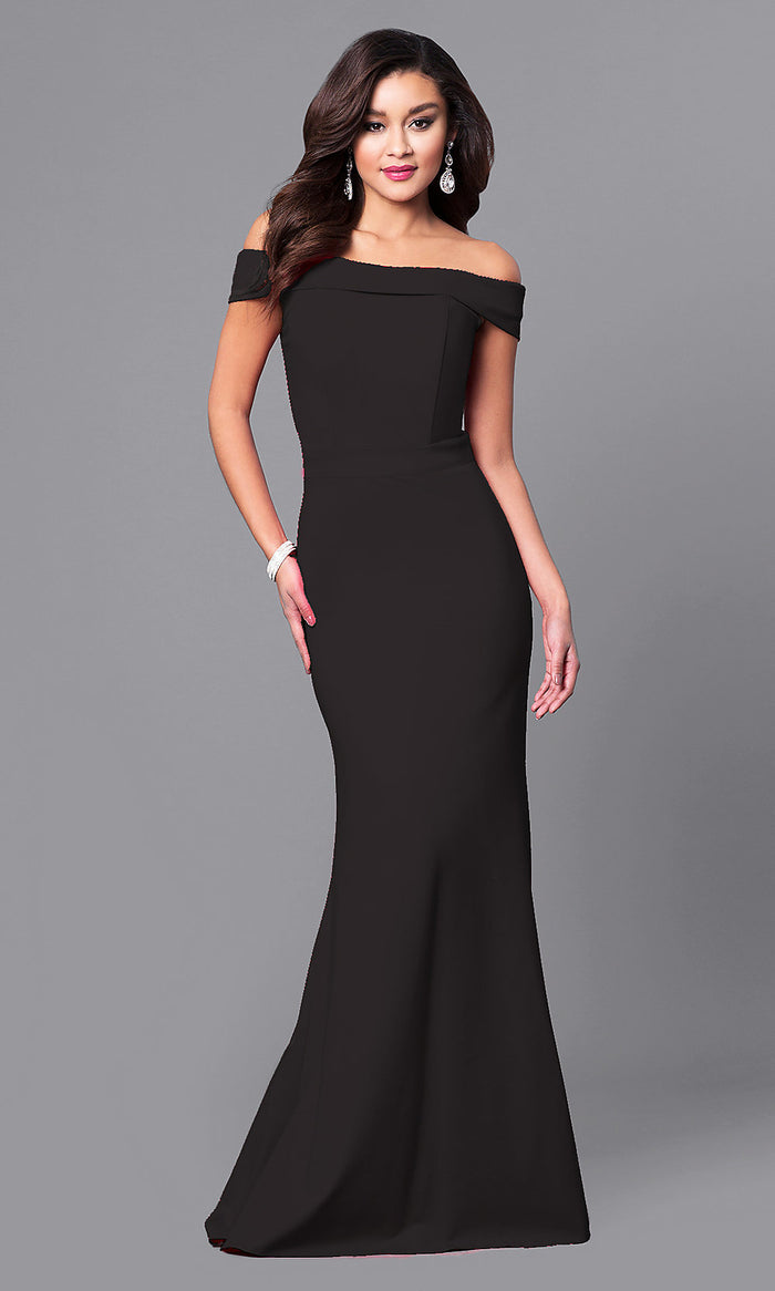 Off Shoulder Evening Gowns|Off-The-Shoulder Short Party DressProm 2023 –  MarlasFashions.com