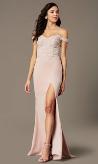  Off-Shoulder Sweetheart Prom Dress by PromGirl