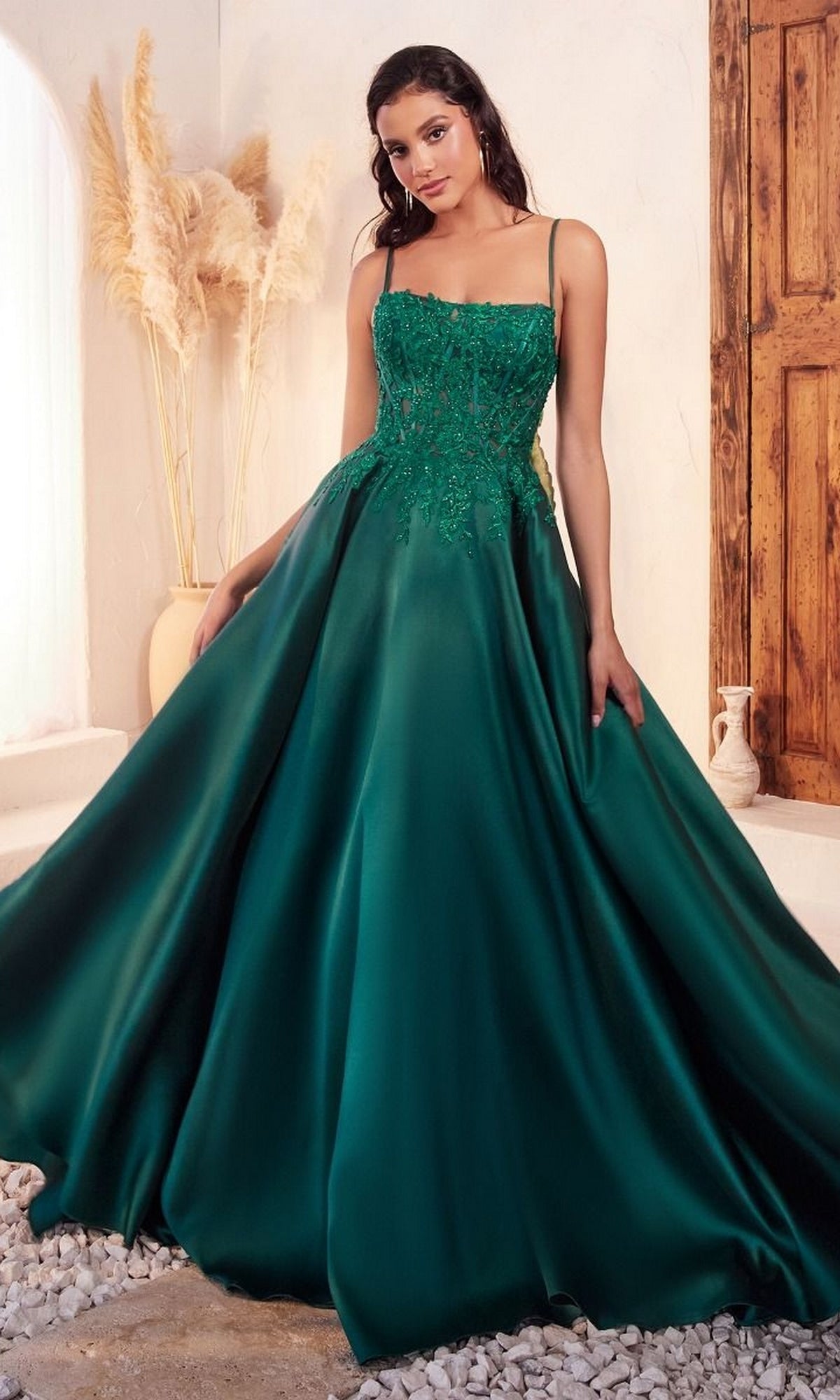 Emerald Formal Long Dress C145 By Ladivine