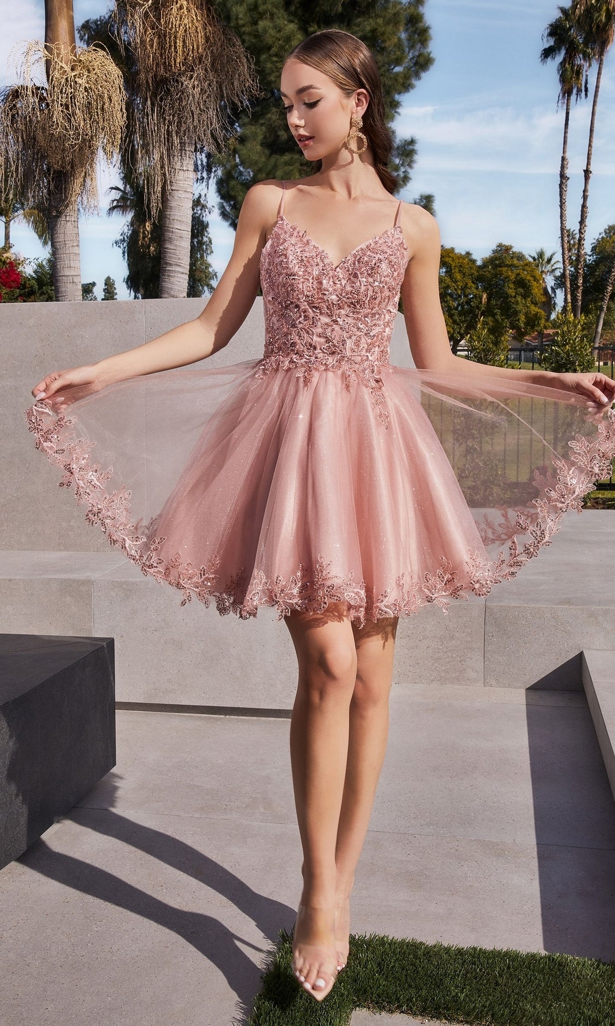 Blush Ladivine Short Party Dress CD0213