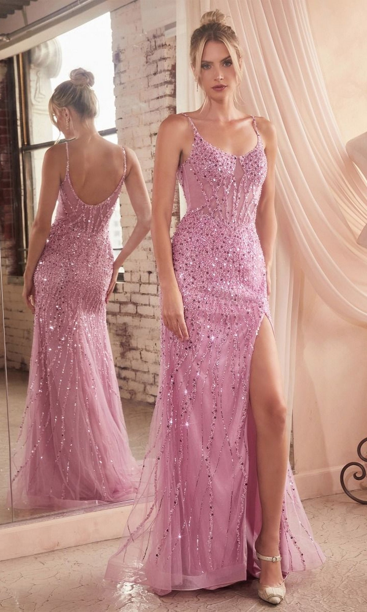 Ladivine CD0220 Formal Long Dress Black / 8 Ladivine CD0220 Formal Long Dress Black / 8