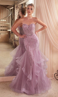 English Violet Formal Long Dress CD332 By Ladivine