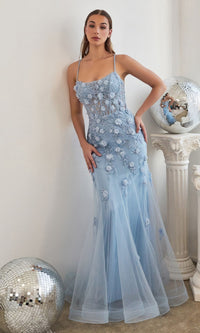 Blue Long Formal Dress CD995 by Ladivine