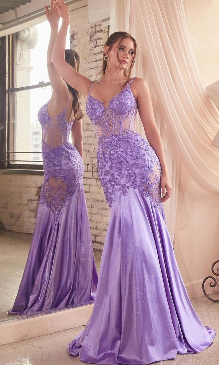 Lavender Formal Long Dress CDS470 By Ladivine