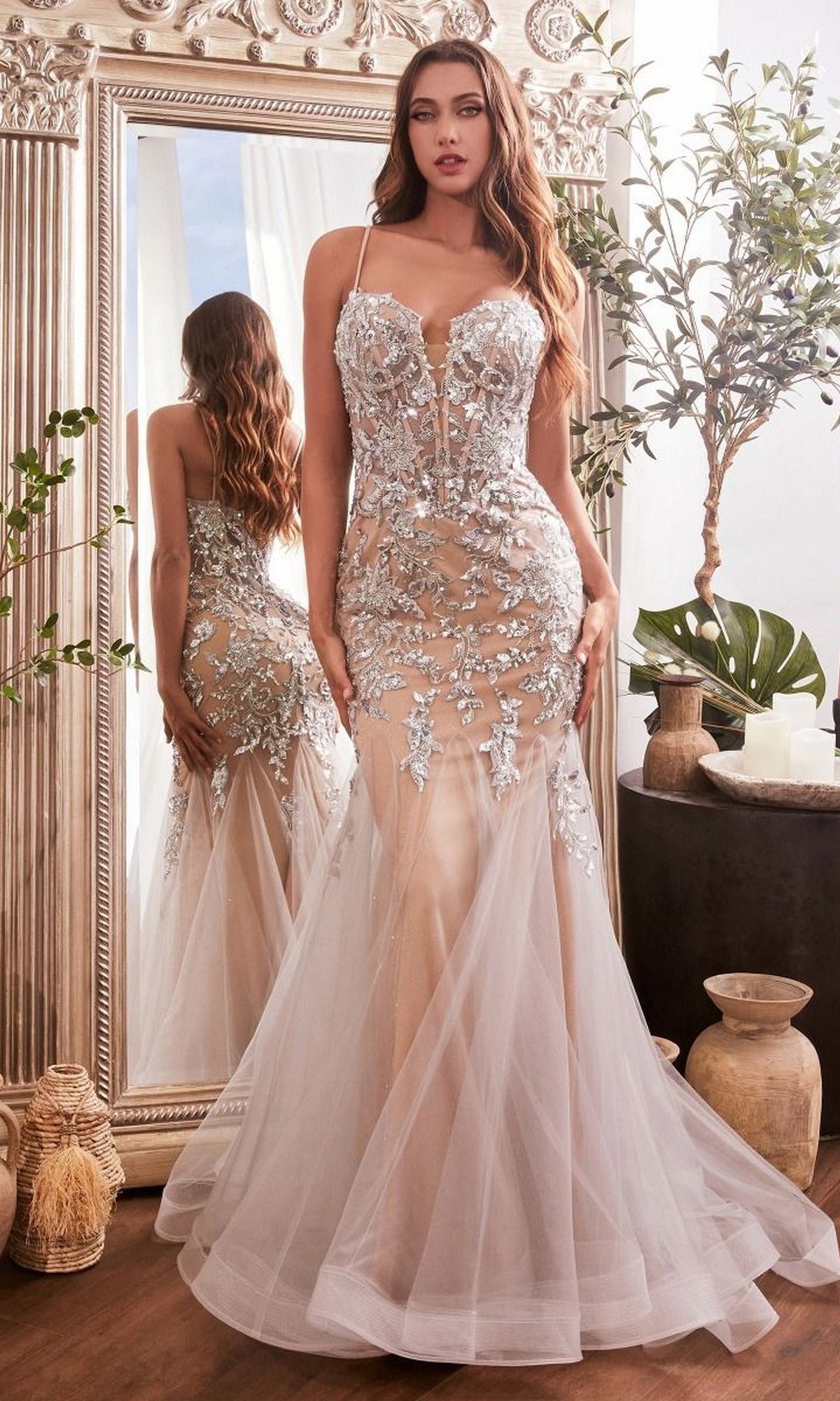 Ladivine CDS488 Formal Long Dress