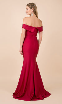  Off-the-Shoulder Classic Long Formal Evening Gown