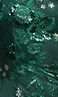  Floral-Sequin One-Shoulder Short Homecoming Dress