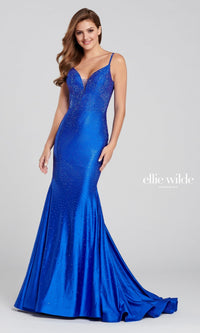 Mermaid Ellie Wilde Heat Stone Prom Dress EW120012