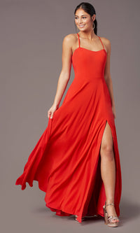 Firecracker PromGirl Sweetheart Long Formal Prom Dress