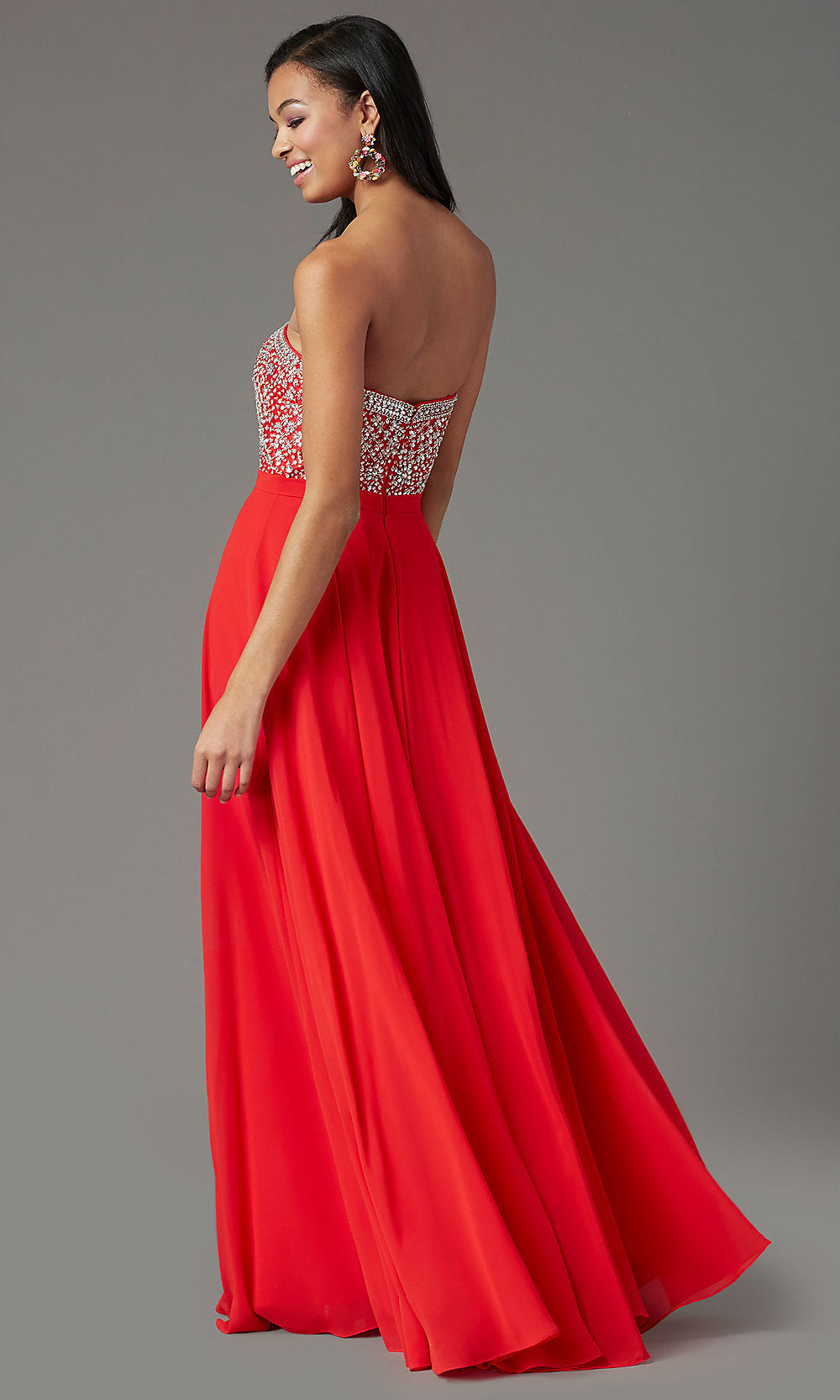  Strapless Long Formal Prom Dress by PromGirl