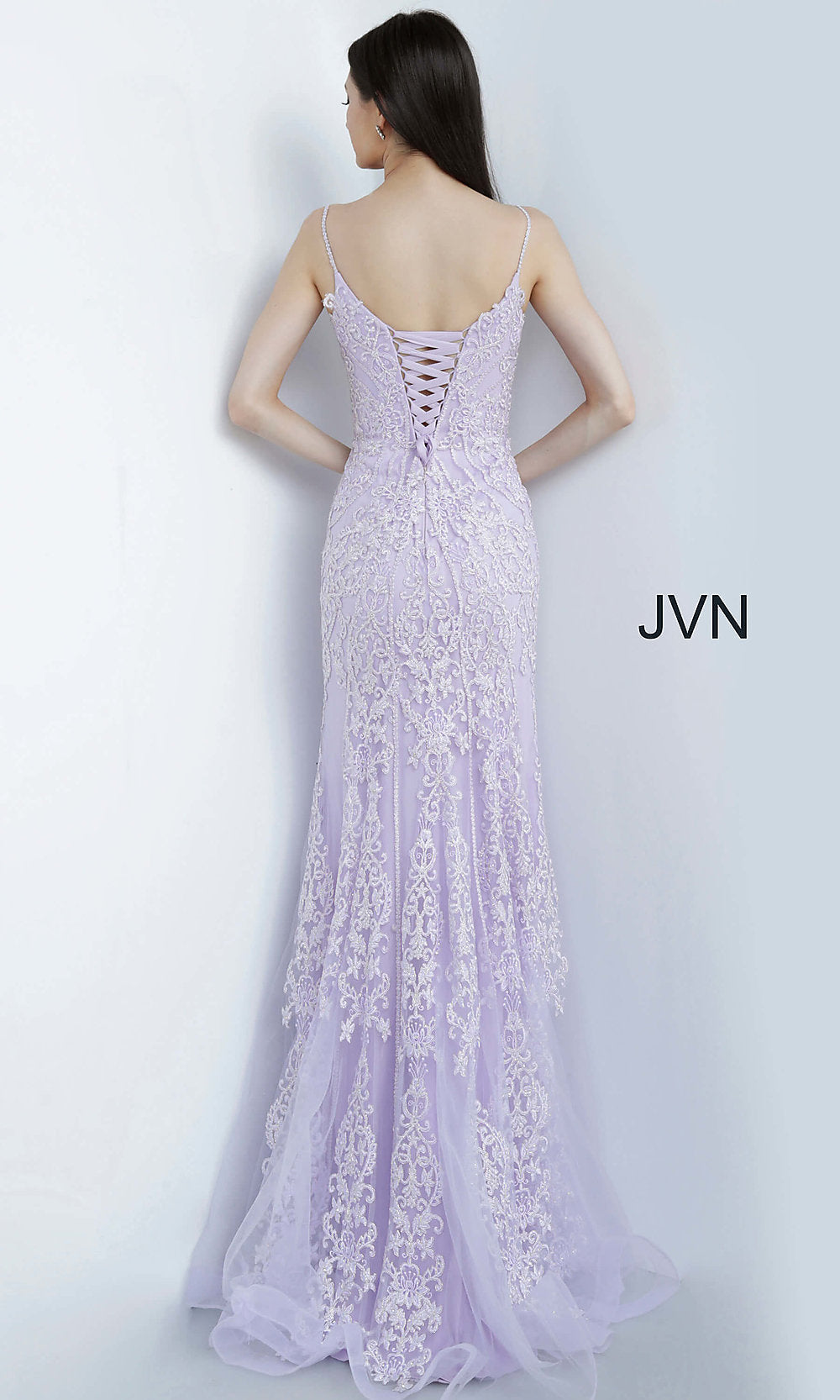  Corset-Bodice Sequin JVN by Jovani Formal Dress