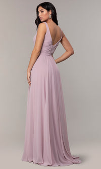  Long Faviana Classic V-Neck Formal Gown