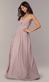  Chiffon Simply Prom Dress with Adjustable Straps