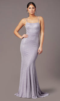  Open-Back Corset Long Prom Dress by PromGirl