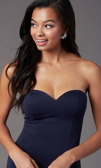  Long Sweetheart Strapless Prom Dress by PromGirl