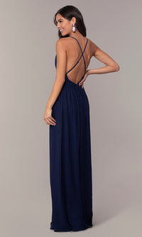  Chiffon Simply Prom Dress with Adjustable Straps
