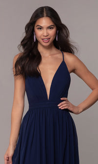  Chiffon Simply Prom Dress with Adjustable Straps