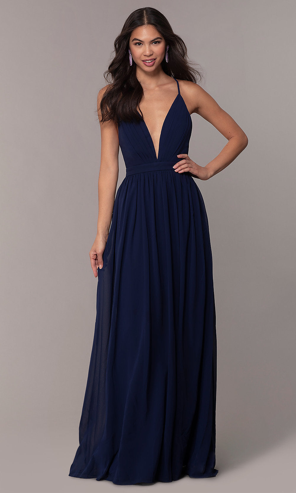  Chiffon Simply Prom Dress with Adjustable Straps