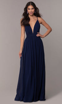  Chiffon Simply Prom Dress with Adjustable Straps