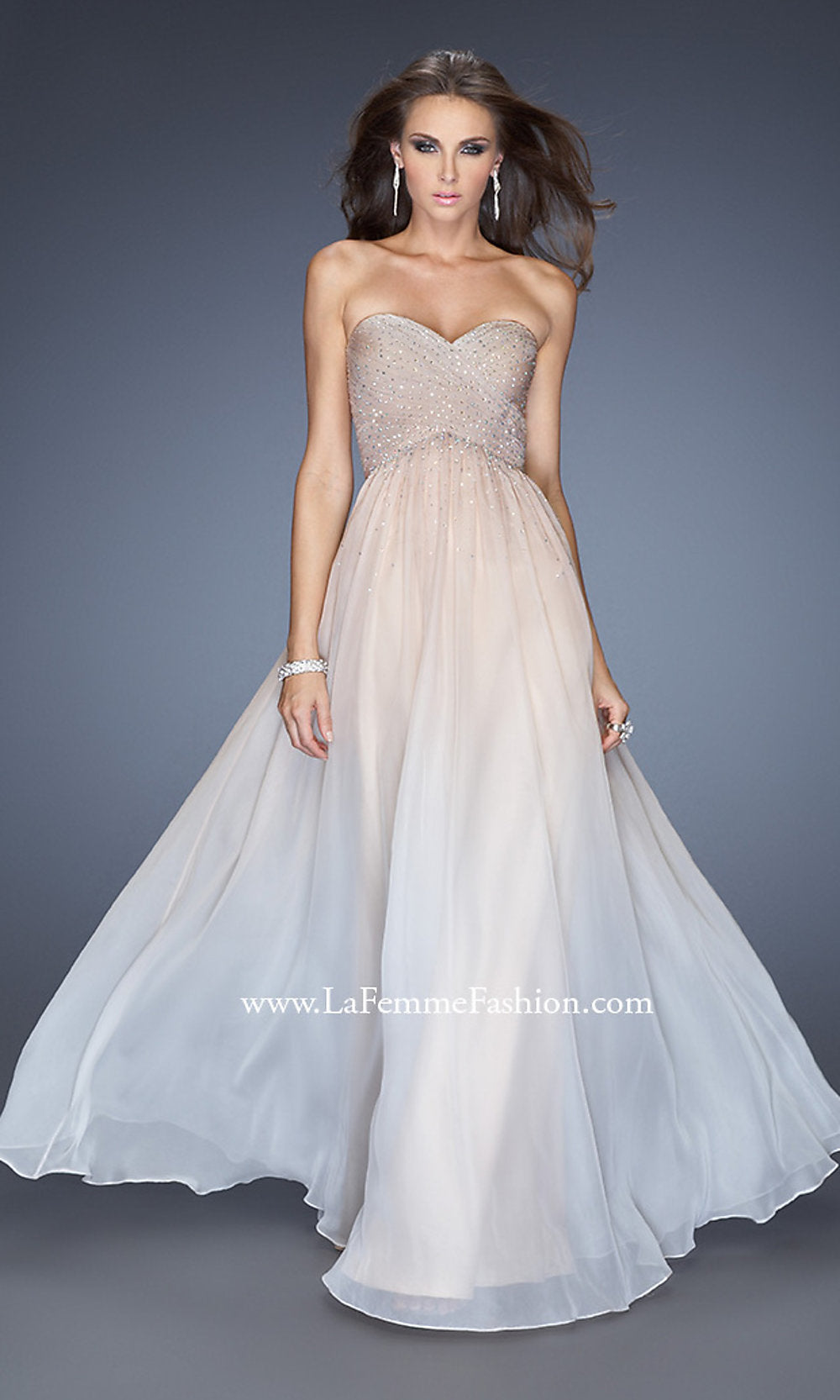 Floor Length La Femme Formal Dress