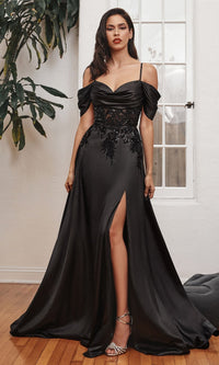 Black Long Formal Dress OC012 by Ladivine