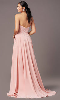  PromGirl Long Strapless Sweetheart Prom Dress