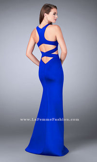  La Femme Prom Dress with Cut Outs