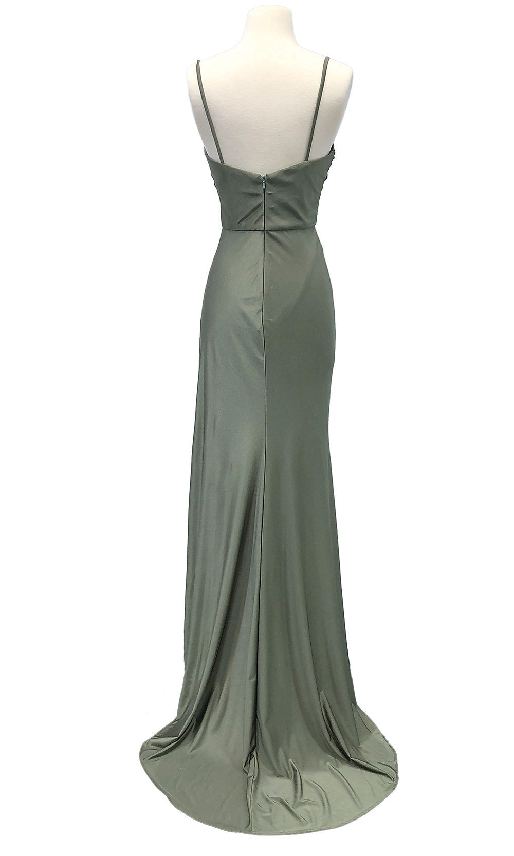 High-Side-Slit Tight Long Simple Prom Dress - PromGirl Coral / 2XLarge High-Side-Slit Tight Long Simple Prom Dress - PromGirl Coral / 2XLarge