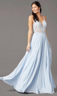  PromGirl Long Formal Prom Dress with Embroidery