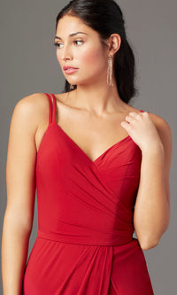  Backless Long Knit Formal Prom Dress by PromGirl